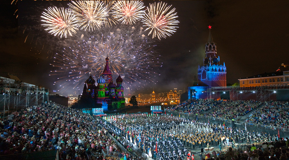 Десятый Международный военно-музыкальный фестиваль «Спасская башня» пройдет с 26 августа по 3 сентября 2017 года в Москве на Красной площади