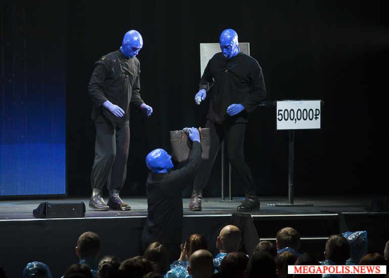 Легендарное шоу Blue Man Group впервые в России